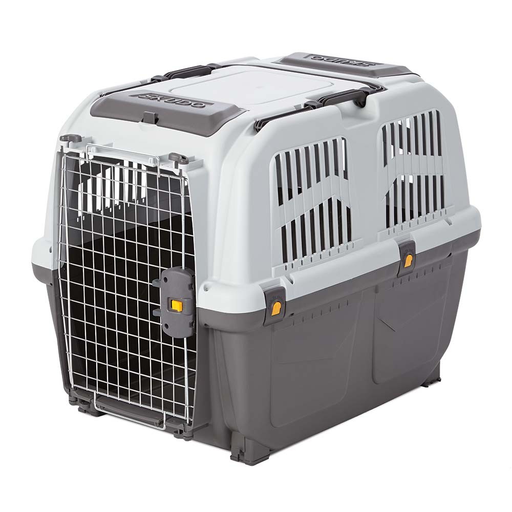 Midwest Gray 26.75" x 18.75" x 20.125" Skudo Pet Travel Carrier