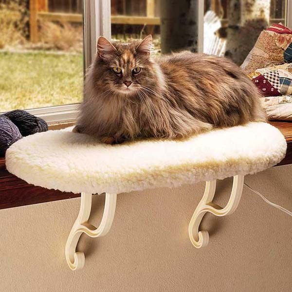 K&H Pet Products Thermo Kitty Sill Heated 14" x 24" x 9" - KH309