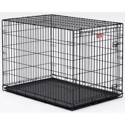 Single Door 30" x 21" x 24" Midwest Life Stages Dog Crate - LS-1