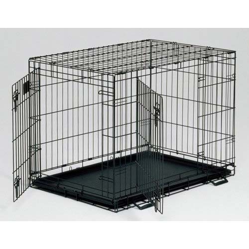 48" x 30" x 33" Midwest Life Stages Double Door Dog Crate - LS-1