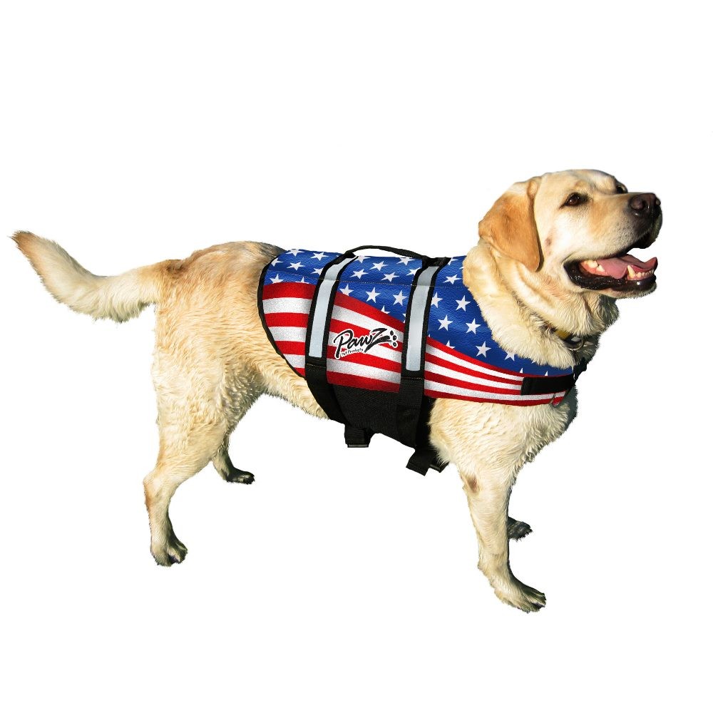 Pawz Pet Life Jacket Large Flag Products Nylon Dog - PP-ZF1500