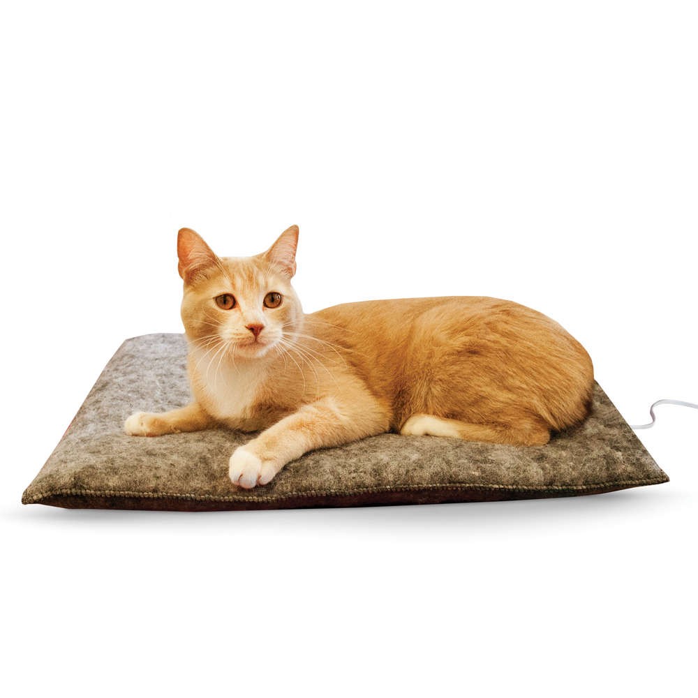 K&H Pet Products Amazin' Thermo-Kitty Pad Gray 15" x 20" x 2" -